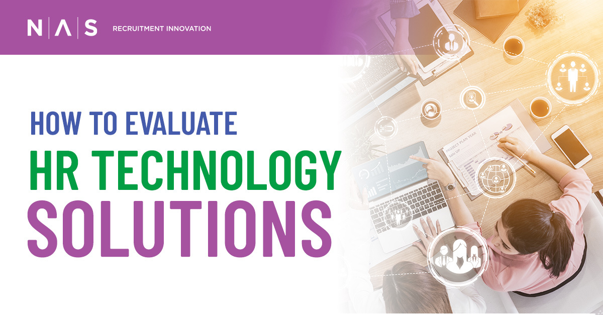 How to Evaluate HR Technology solutions graphic